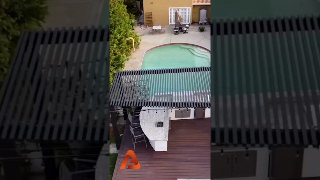 Slat Roof Patio Cover