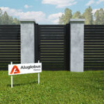 ALU40 Horizontal Pedestrian Gate Single Swing | Alu 40 Horizontal Fence | Aluglobusfence.com
