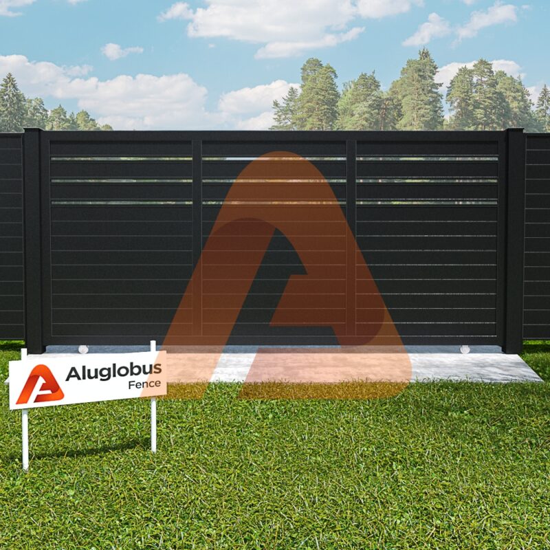 Composite Driveway Gates | AluGlobusFence-