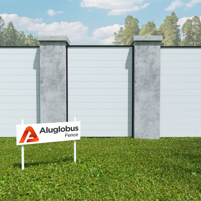 ALU60 Horizontal Fence vinil | Alu 60 Horizontal Vinyl Fence | Aluglobusfence.com