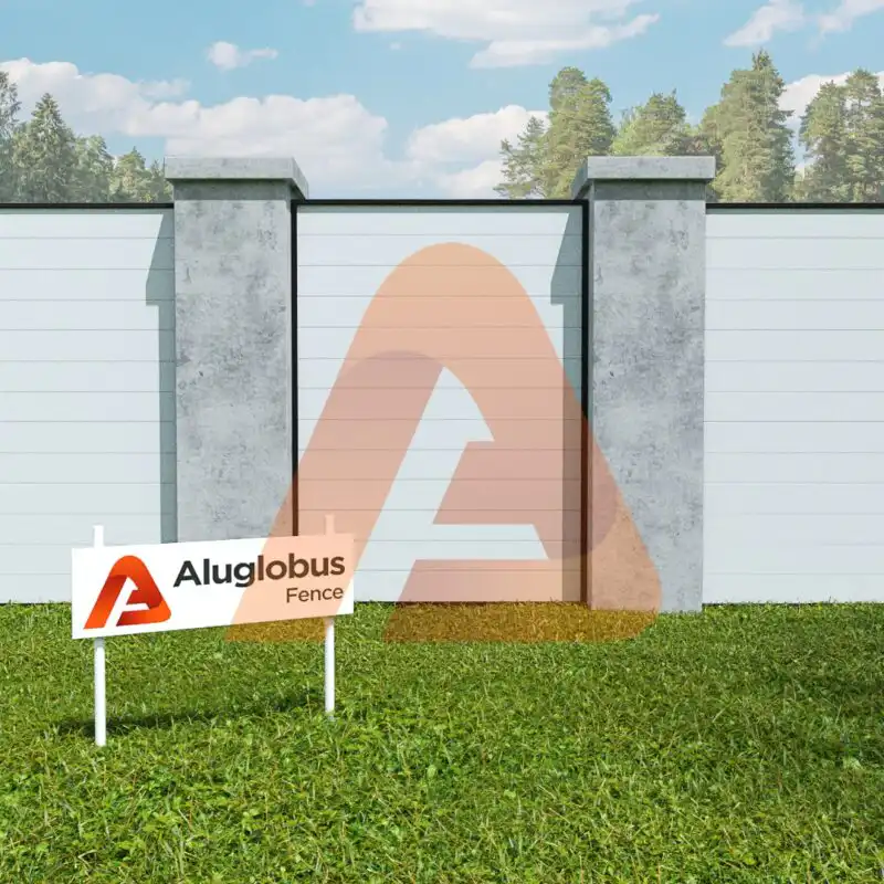 ALU60 Horizontal Fence vinil | Alu 60 Horizontal Vinyl Fence | Aluglobusfence.com
