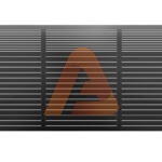 chb ALV4015 Horizontal Driveway Gate 1 | Alu 40+15 Horizontal Fence | Aluglobusfence.com