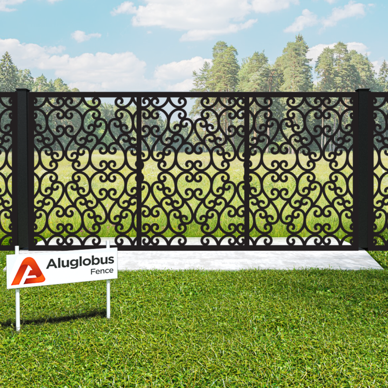 laser gate 01 | Alu 40 Laser Cut design "Pattern" | Aluglobusfence.com