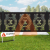 laser gate 06 | Alu 40 Laser Cut design "Curly Plant" | Aluglobusfence.com