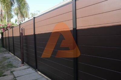 DIY installation of aluminium vinyl fences