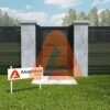 ALU15HorizontalPedestrianGateSingleSwing 1800x | ALU20 HORIZONTAL GATE KITS 6' x 6' | Aluglobusfence.com