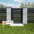 ALU15HorizontalPedestrianGateSingleSwing 1800x | ALU20 HORIZONTAL GATE KITS 6' x 6' | Aluglobusfence.com