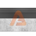 ALV15 Horizontal wall topper | ALU15 HORIZONTAL SLIDING GATE KIT 12' X 6' | Aluglobusfence.com