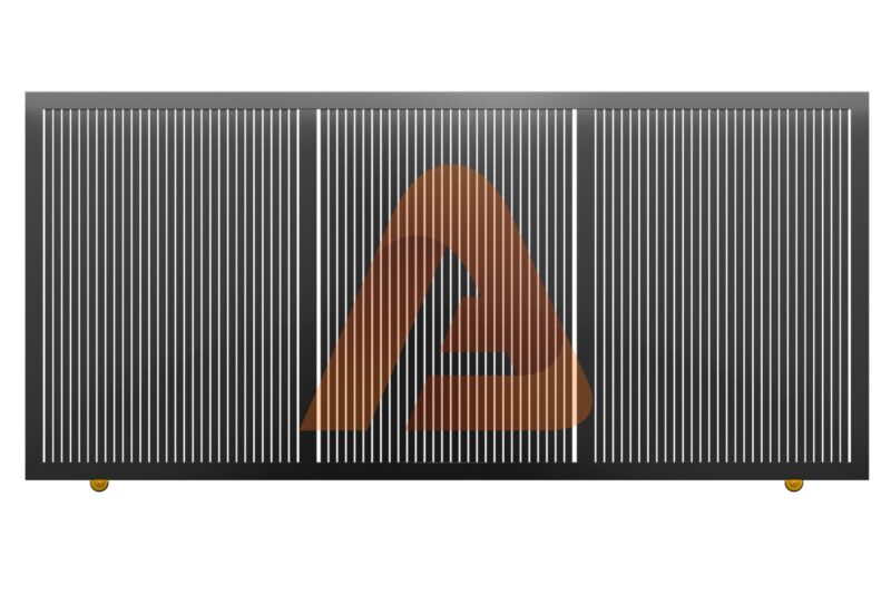 ALV15 Vertical Driveway Gate | ALU15 VERTICAL GATE KIT 4'x6' | Aluglobusfence.com