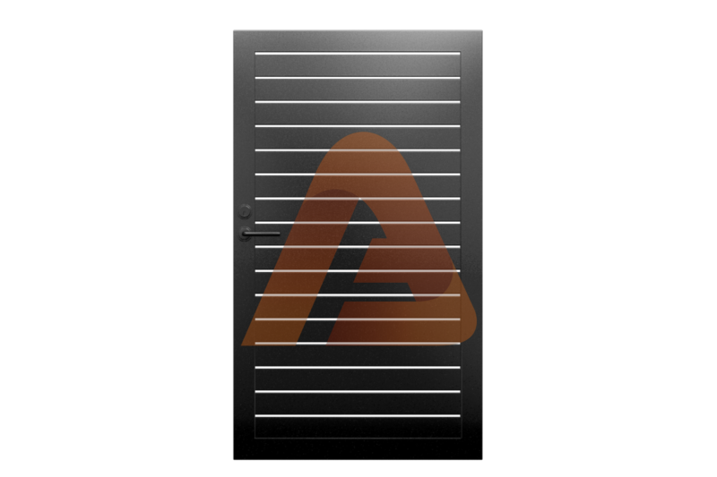 ALV40 Horizontal Pedestrian Gate Single Swing | ALU40 HORIZONTAL GATE KITS | Aluglobusfence.com