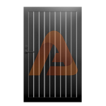 ALV40 Vertical Pedestrian Gate Single Swing | ALU40 VERTICAL GATE KITS 4' x 6' | Aluglobusfence.com