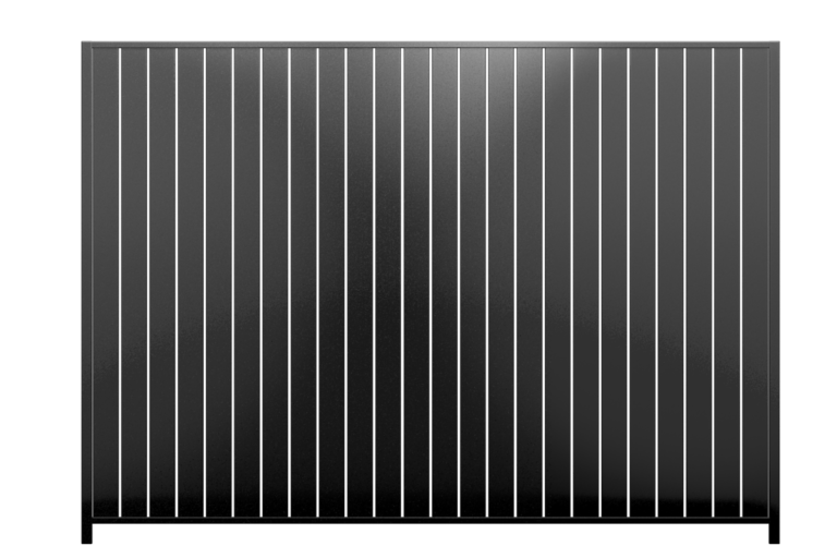 ALV40 Verticall Fence | ALU40 VERTICAL FENCE KIT 4' x 6' | Aluglobusfence.com