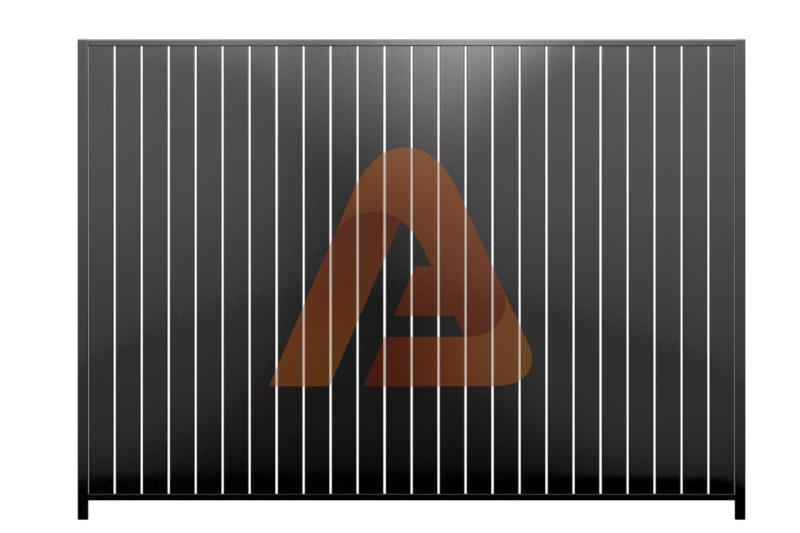 ALV40 Verticall Fence | ALU40 VERTICAL FENCE KIT 4' x 6' | Aluglobusfence.com