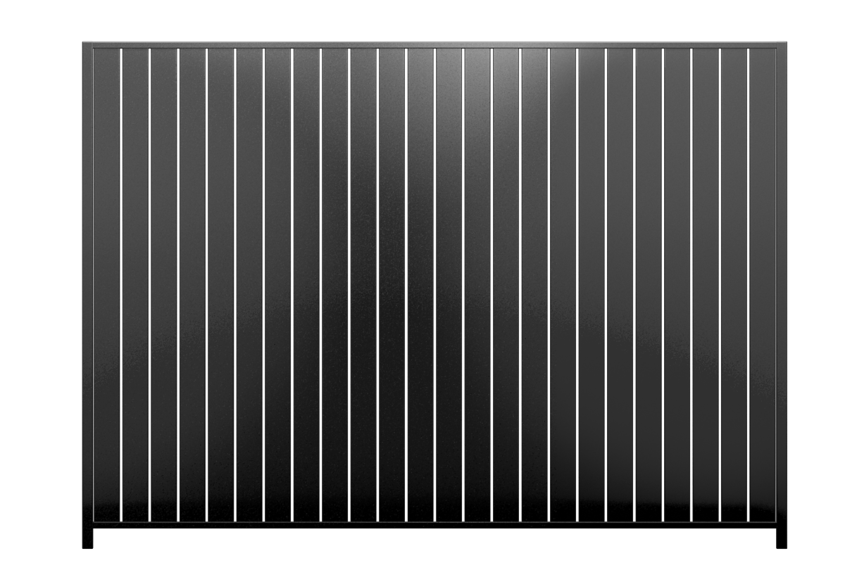 ALV40 Verticall Fence | ALU40 VERTICAL FENCE KIT 4' x 6' | Aluglobusfence.com