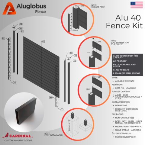 WhatsApp Image 2026 01 16 at 2.45.11 PM | Aluminum Gate Kit Alu40 Universal DIY 4' x 6' BLACK | Aluglobusfence.com