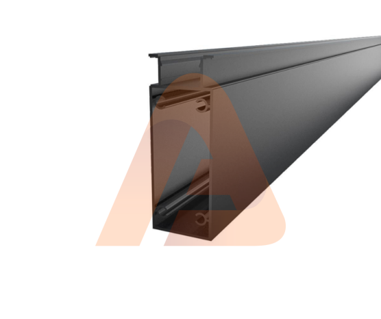 gate frame (1) | Alu40 Universal DIY 4' x 6' Gate Kit BLACK (PAD GATE - NEW) | Aluglobusfence.com