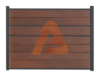 4 x 6 Aspen Brown Black Aluminum |  | Aluglobusfence.com