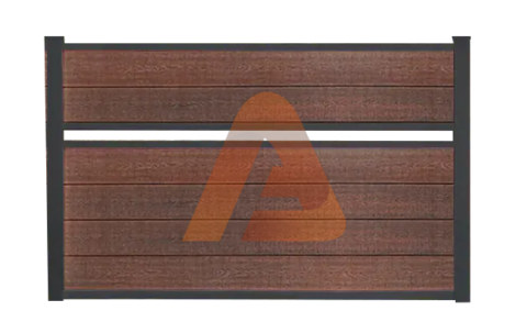 4 x 6Aspen Brown Black Aluminum |  | Aluglobusfence.com