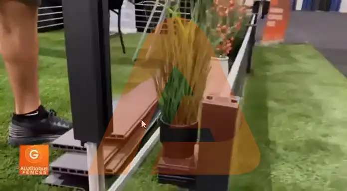 fence first rail board | How to install a composite fence | Aluglobusfence.com