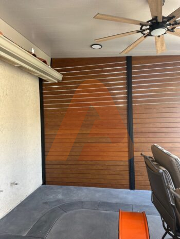 photo 2025 02 14 20.55.16 | H.D Alu40 6.3 WoodGrain SLAT Fence Panel Frame – Heavy-Duty Aluminum Woodgrain Fence Kit (6′ x 4′) | Durable, Low-Maintenance & Stylish Fence Solution | Aluglobusfence.com