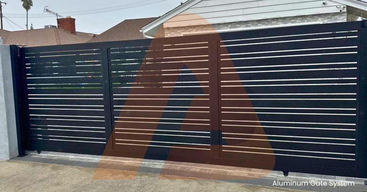 Enhanced Security | Custom Driveway Gates for Upscale Properties in Menlo Park | Aluglobusfence.com