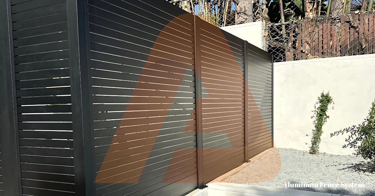 Fire-resistant fence in Pacific Palisades