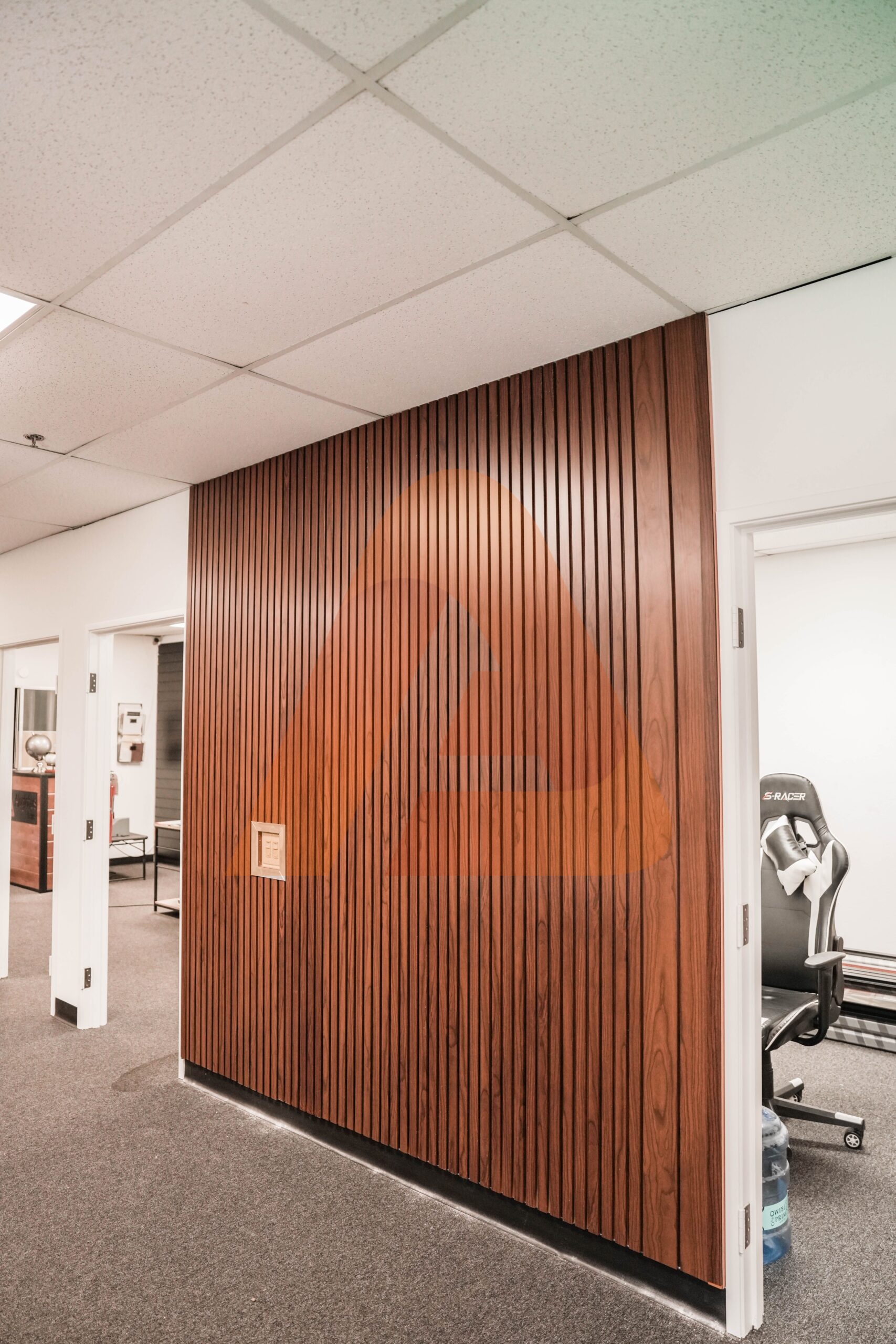 Dallas home with modern wood grain siding