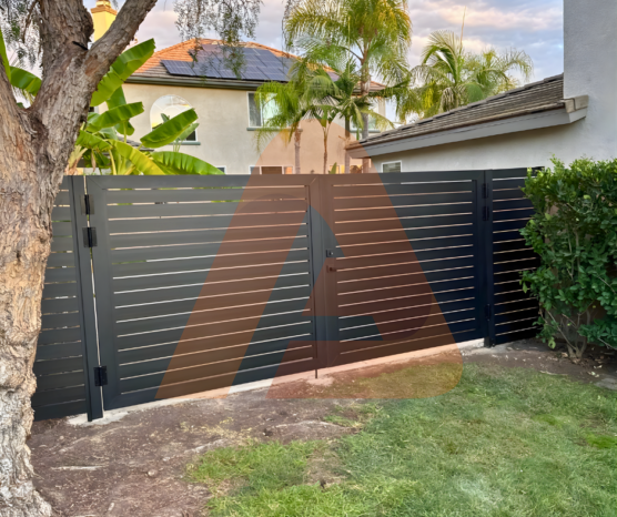 1 | Alu40 Double Swing Universal DIY 12' x 6' Gate Kit 1/2 Gap (DIY DOUBLE GATE ) | Aluglobusfence.com