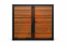 1bab3bc4 d406 47af 94d0 43fe3656e3b7 | Alu50 T&G woodgrain Contractor Line 12' x 6' Double Swing (HD DOUBLE GATE) | Aluglobusfence.com