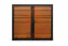 1bab3bc4 d406 47af 94d0 43fe3656e3b7 | Alu50 T&G woodgrain Contractor Line 12' x 6' Double Swing (HD DOUBLE GATE) | Aluglobusfence.com