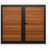1bab3bc4 d406 47af 94d0 43fe3656e3b7 | Alu50 T&G woodgrain Contractor Line 12' x 6' Double Swing (HD DOUBLE GATE) | Aluglobusfence.com