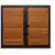 1bab3bc4 d406 47af 94d0 43fe3656e3b7 | Alu50 T&G woodgrain Contractor Line 12' x 6' Double Swing (HD DOUBLE GATE) | Aluglobusfence.com