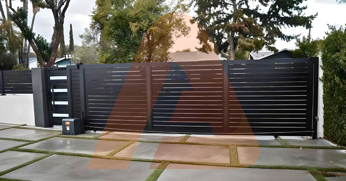 Aluminum Sliding Gates in San Jose California | Aluglobusfence.com