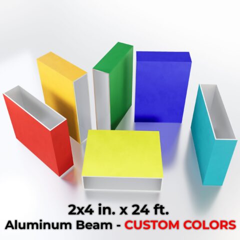 2x8x24 Aluminum Beam Custom Colors