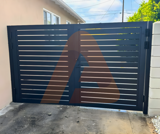4 | Alu40 Double Swing Universal DIY 12' x 6' Gate Kit 1/2 Gap (DIY DOUBLE GATE ) | Aluglobusfence.com