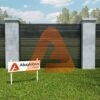 ALU15Horizontal Fence 1800x | FENCE Alu20 SLAT 6' x 6' Horizontal Fence Kit Black 1/2 GAP | Aluglobusfence.com