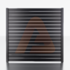 Alu Fence Logo Alu 40 Fence Black | Aluminum Fence Kit Alu40 Slat 6x6 C Channel 1/2 Gap No Post Black | Aluglobusfence.com