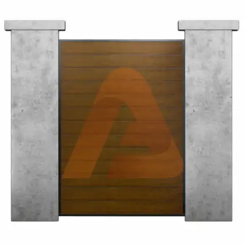 b7d2d606 4407 468a a404 b8763d62aa08 | DIY PAD GATE Alu50 woodgrain Universal DIY 4' x 6' Gate Kit | Aluglobusfence.com
