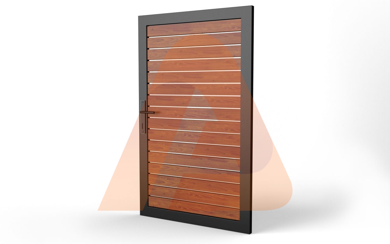 x002 1 1800x (1) | HD PAD GATE Alu40 6.3 Woodgrain Universal DIY 4' x 6' Gate Kit 1/2 GAP | Aluglobusfence.com