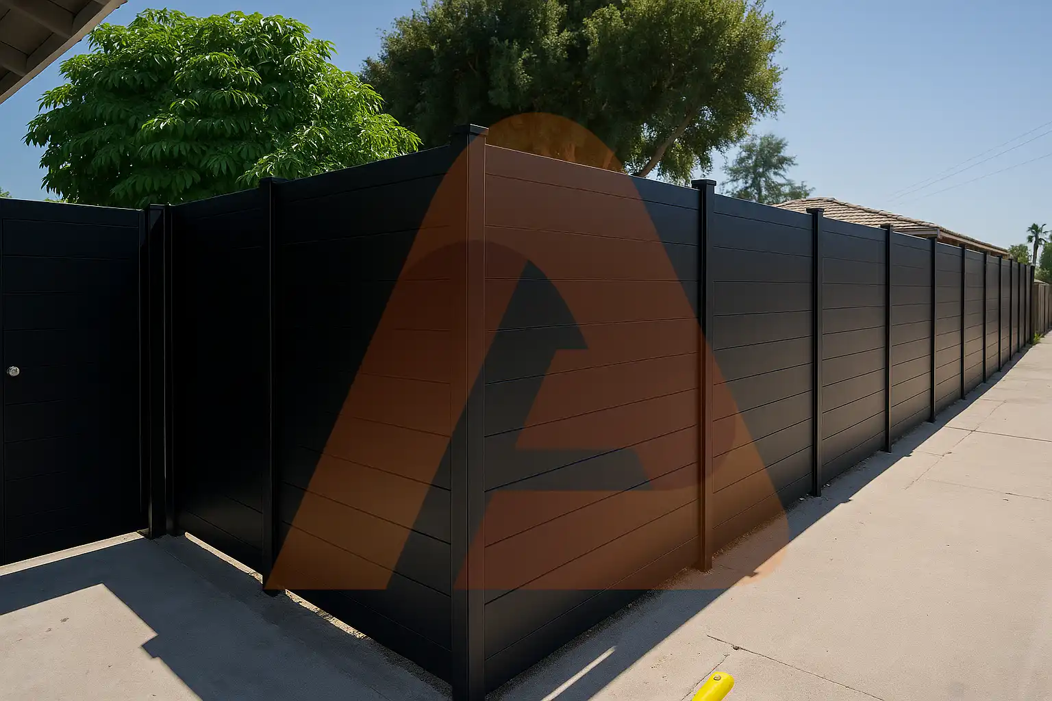 Horizontal Fence Panels in Scottsdale