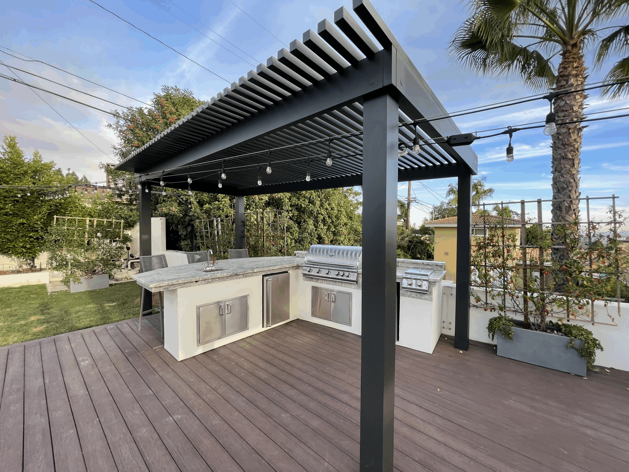 IMG 2451 scaled | Aluminum Pergola Installation for Patios, Pools, and Backyards | Aluglobusfence.com