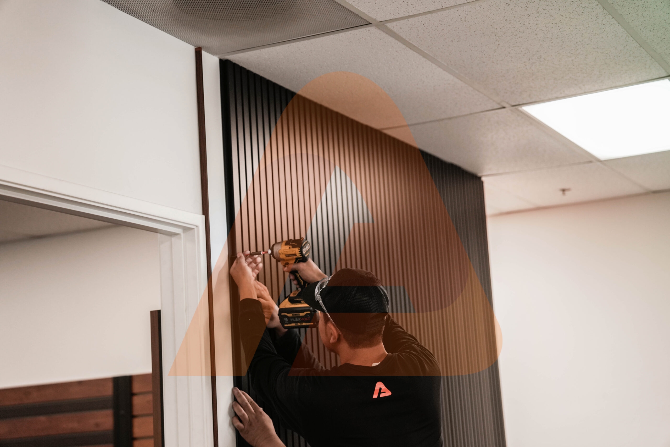 DSC06021 scaled | Alu Cladding Clad100 – Woodgrain Teak (Aluminum Cladding Panels) | Aluglobusfence.com