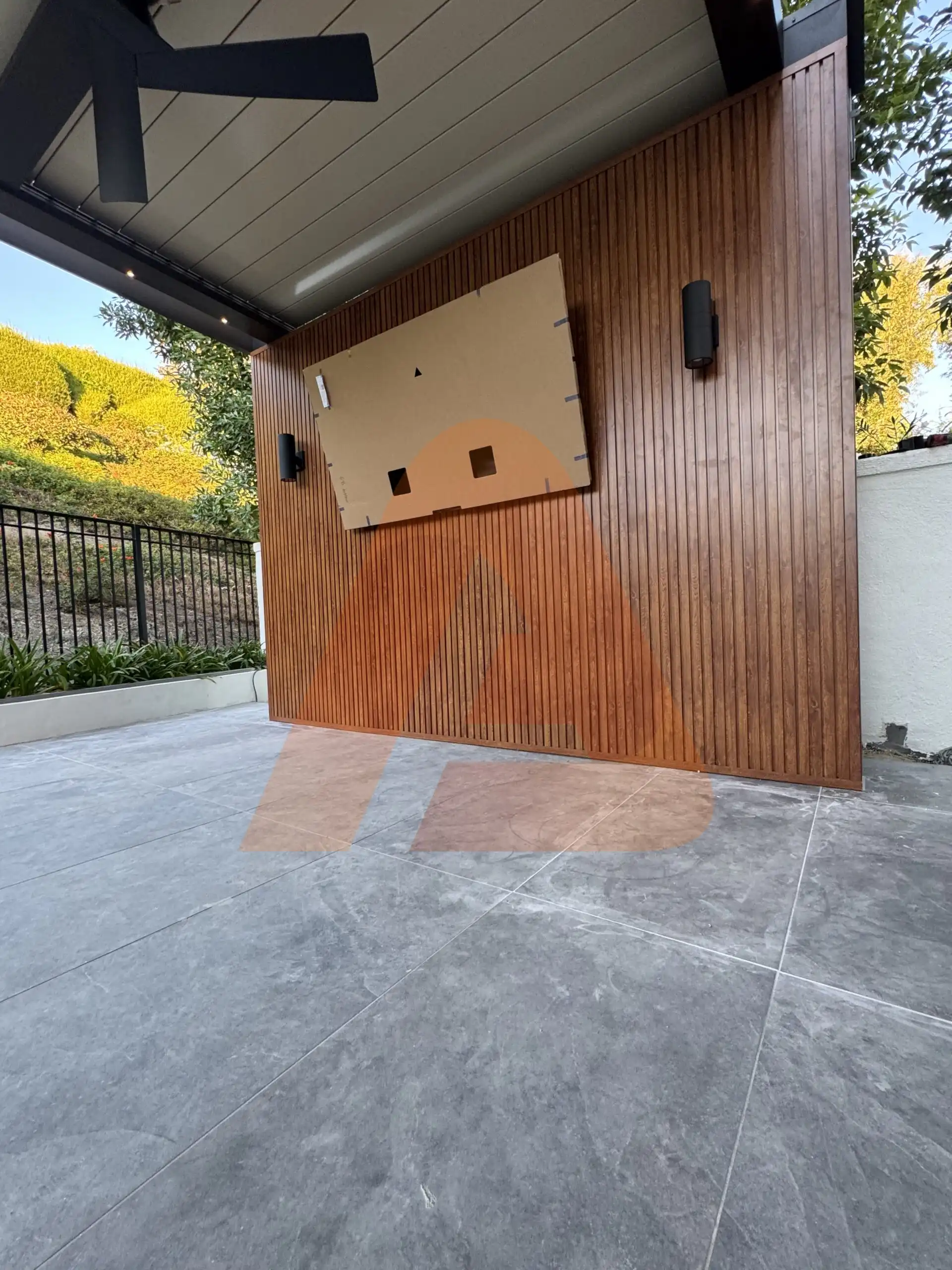 Aluminum wall cladding wood grain cladding project