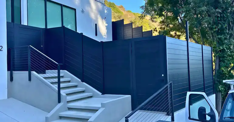 1 | Modern Fence Installation in California: Step-by-Step Process, Permits & Typical Costs (2026) | Aluglobusfence.com