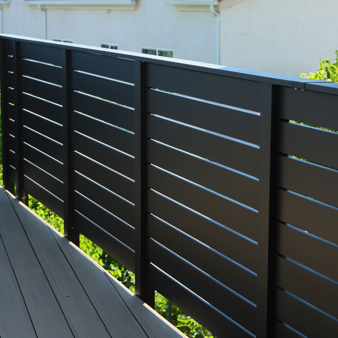 Architectural exterior aluminum railing system