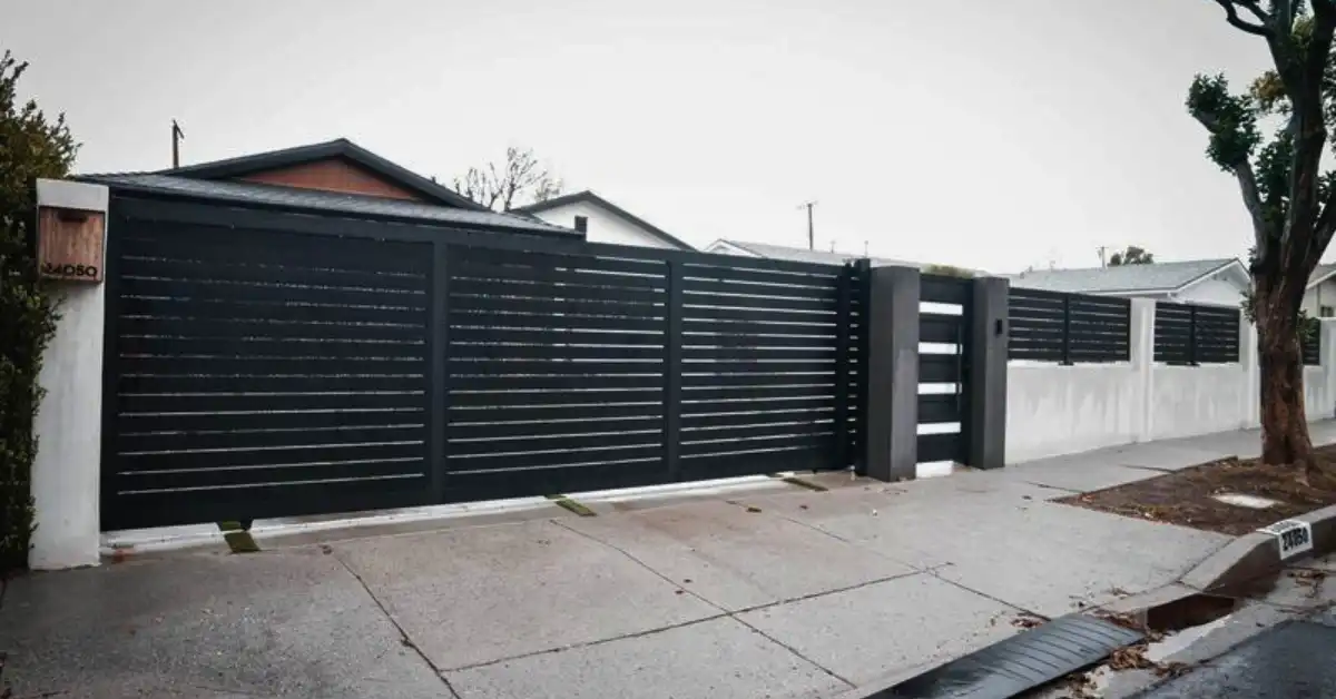 Contemporary Aluminum Gates in California