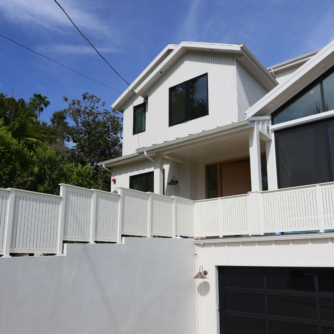 Custom aluminum exterior railing project