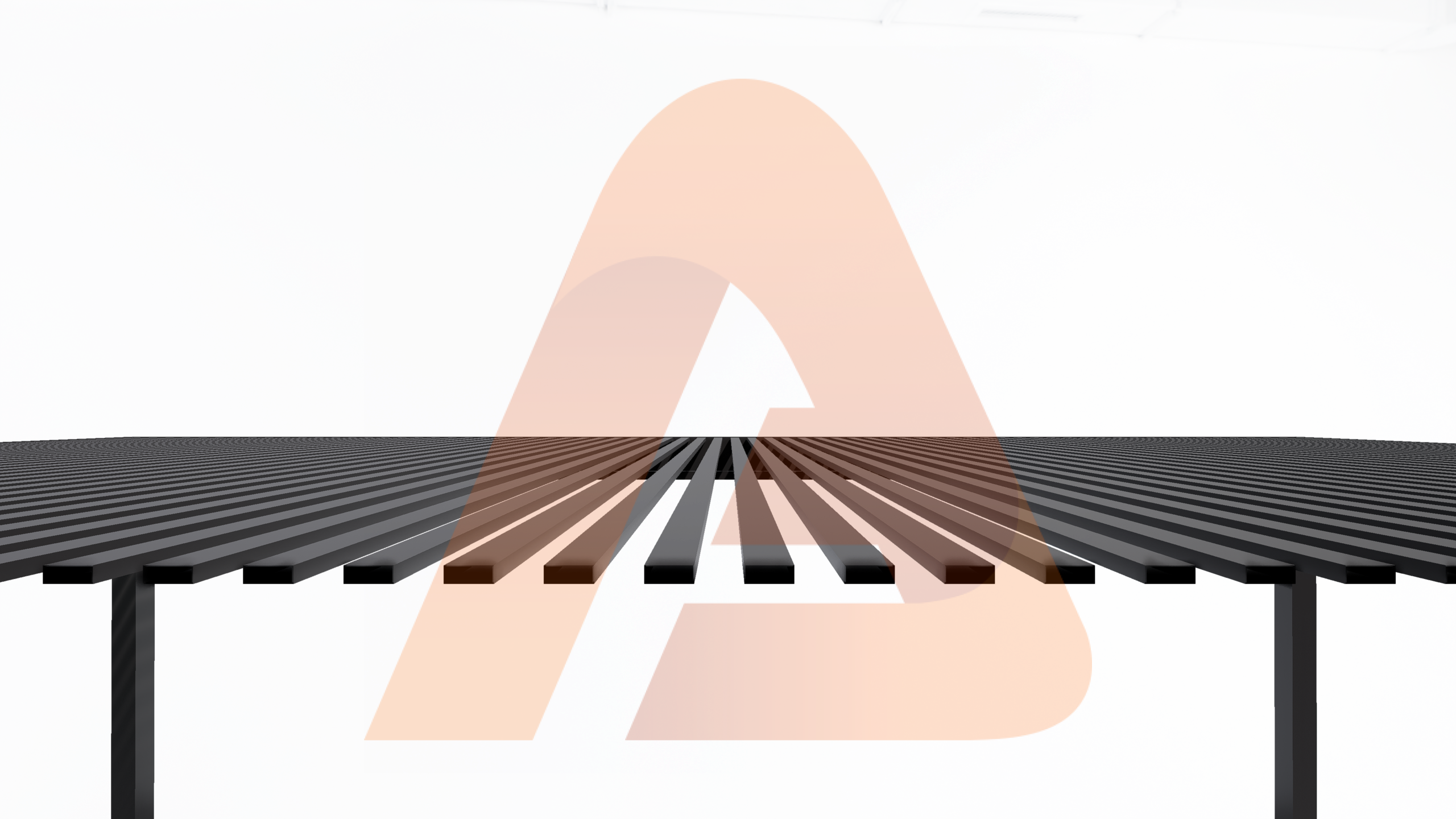 ALU-20 section view aluminum slat