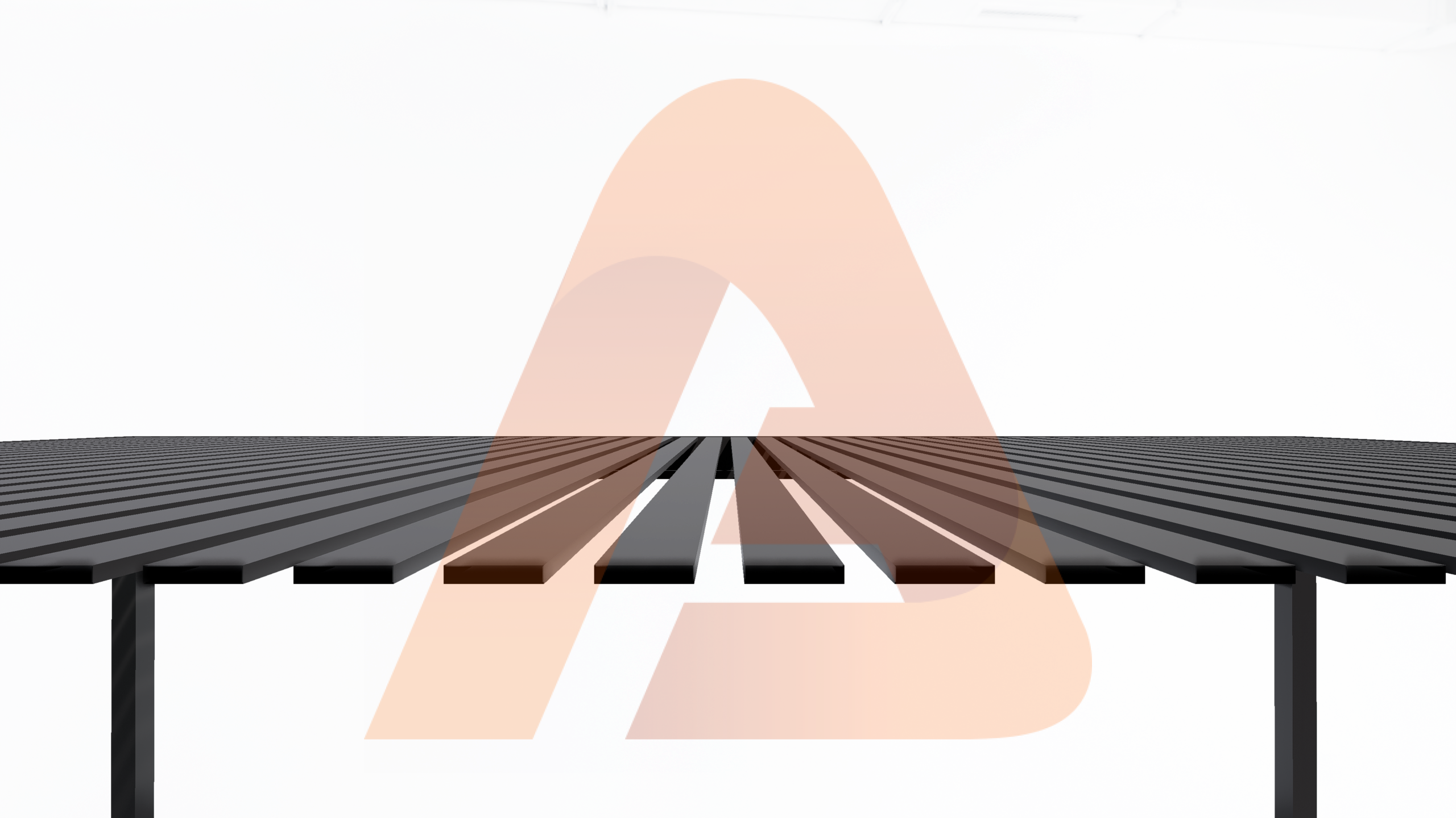 ALU-40 section view aluminum slat