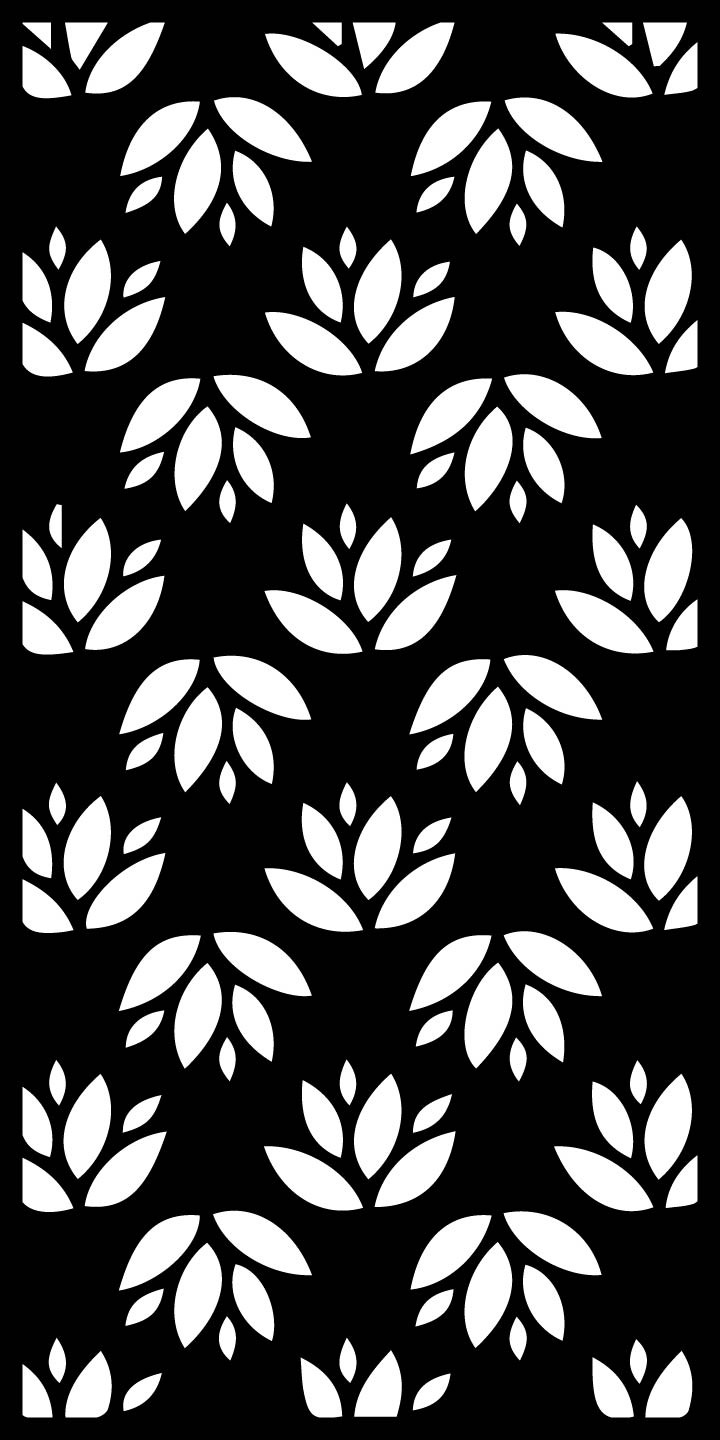 Laser cut aluminum gate detail